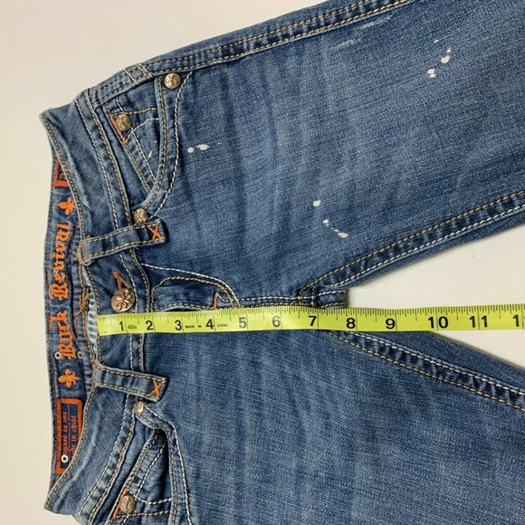 Rock Revival Patti Boot Cut Blue Jeans Sz 26x32 Fl - Picture 6 of 8